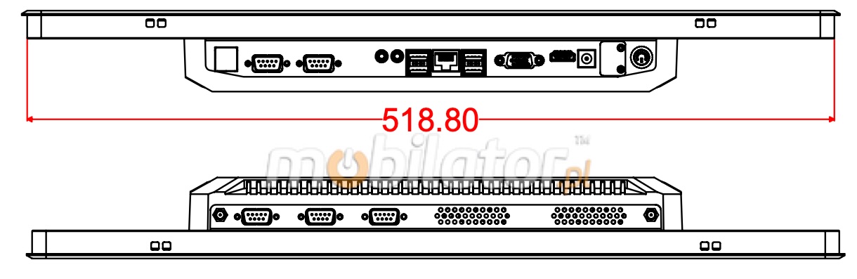 BiBox 215-I58 21.5 cala dotykowy przemysowy komputer panelowy